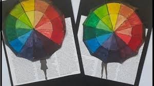 colour wheel art project for kids