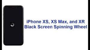 iphone xs xs max and xr black screen