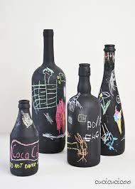 Wine Bottle Crafts 2 Upcycled Vases