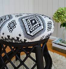Diy How To Reupholster A Stool The