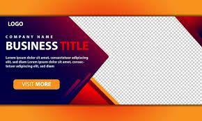 web banner template vector art icons