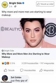 men are wearing makeup breakbrunch
