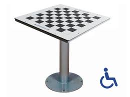 Adapted Outdoor Chess Table For Parks