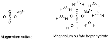 magnesium sulfate salt epsom salt formula