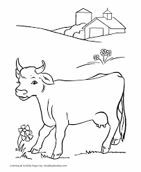 Help your little one learn how to draw and color cows and calves using these free, printable cow coloring pages. Cows Coloring Pages Coloring Home