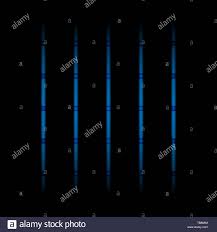 3d Blue Fading Neon Light Elements Vertical Lines And Dots