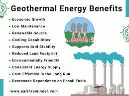 benefits of geothermal energy