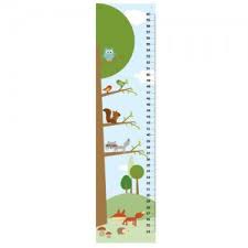 Personalized Growth Charts Woodland Friends Height Chart