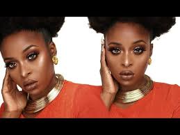 fall makeup tutorial for black women