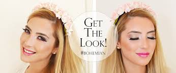 bohemian makeup get the look