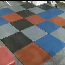 allcolor rubber floor mats square