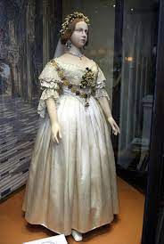 , wore a white wedding gown in 1559 when she married her first husband, francis dauphin of france because it was her favorite color, although white was then the. Queen Victoria S Wedding Gown Victoria Wedding Dress Queen Victoria Wedding Queen Victoria Wedding Dress