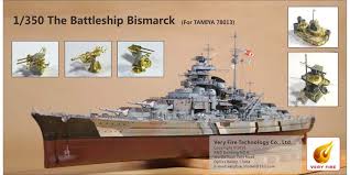 Very Fire 1 350 Dkm Bismarck Detail Set