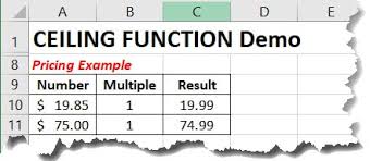 ceiling function in excel excelbuddy