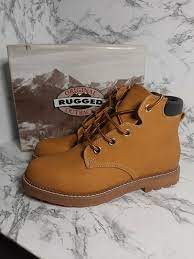 rugged outback lace up boots ebay
