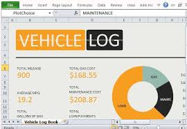 Calculate Mileage And Fuel Expenses With Vehicle Log Book For Excel