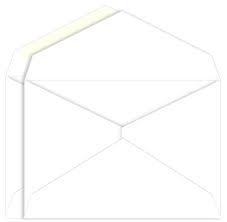 radiant white double unlined envelopes