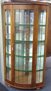 Art Deco Corner Cabinet With Mirror And