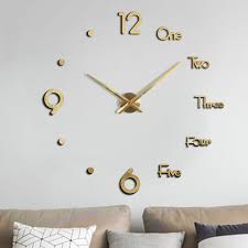 3d Diy Acrylic Wall Clock