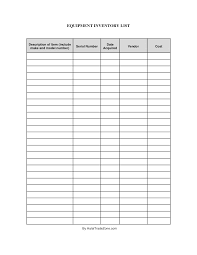 Printable Tool Inventory Sheet Download Them Or Print