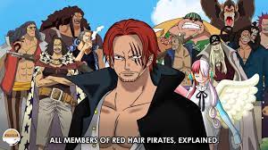 All 12 Members of Red Hair Pirates, Explained! - YouTube