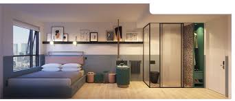 micro hotel concept room proves good
