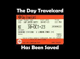 travelcard has been saved you