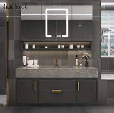 In a few steps, you can create a new bathroom cabinet layout with vanities, drawer banks, storage cabinets and accessories. Ensuite Vanity Design Luxury Dark Grey Modern Style Hanging Two Drawers Bathroom Vanities Buy Ensuite Vanity Design Bathroom Vanities Luxury Dark Grey Bathroom Vanities Modern Style Hanging Two Drawers Bathroom Vanities Product On