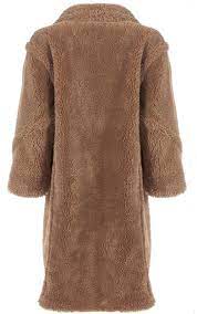 Prague Brown Faux Fur Teddy Coat