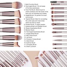 ustar makeup brush set 18 pcs premium