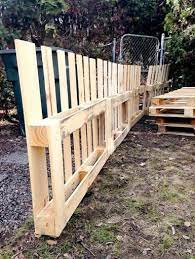 how to make a fence with pallets easy