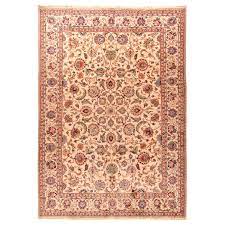 antique persian sky blue tabriz rug