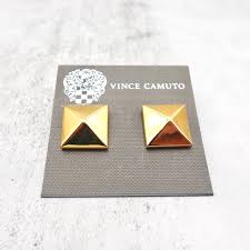 womens vince camuto earrings gold tone