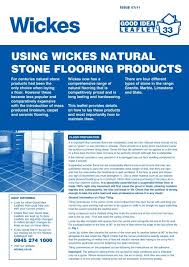 using wickes natural stone flooring