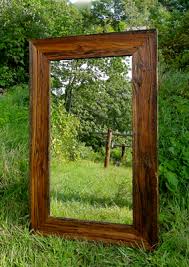 barn wood mirror custom rustic