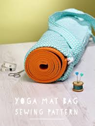 free yoga mat bag sewing pattern gathered