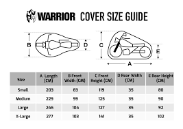 warrior premium outdoor motorcycle cover