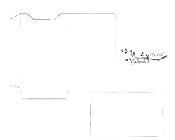 Pocket Envelope Template Boarding Pass Card Invitations For A Dl
