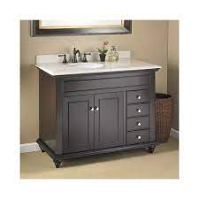 42 bathroom vanity with an offset sink