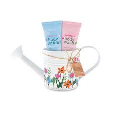 full bloom watering can gift set