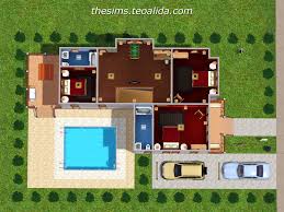 l shaped house the sims fan page