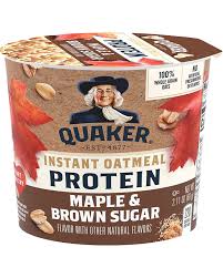 protein instant oatmeal cup maple and