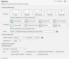 Optimize In The Live Editor Matlab