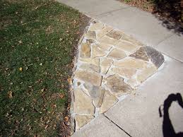 For Best Results Lay Stone Walkway On