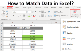 how to match data in excel learn the
