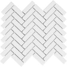The skills involved in laying backsplash tiles are easy to master, but even a small backsplash will require some preparation and patience. White Porcelain Herringbone Gloss Finish Mosaic 1 X 3 Box Of 10 Sheets Wall Tile Backsplash Tile Bathroom Tile On 12x12 Mesh For Easy Installation Amazon Com