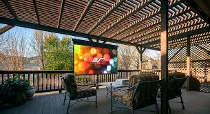 best outdoor projector screens in 2020