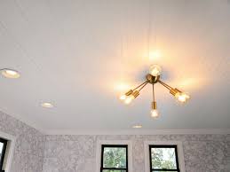 Converting existing drop ceiling lights to led. How To Replace A Drop Ceiling With Beadboard Paneling Diy