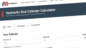 Hydraulic Cylinder Calculators Custom