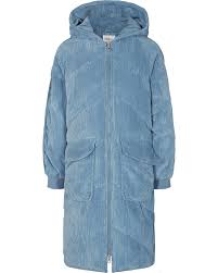 Msch Moss 14489 Sansi Powder Blue Hooded Padded Coat